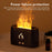 Flame Diffuser Humidifier, 200ml Air Aromatherapy Essential Oil Diffuser with Fire Flame Effect