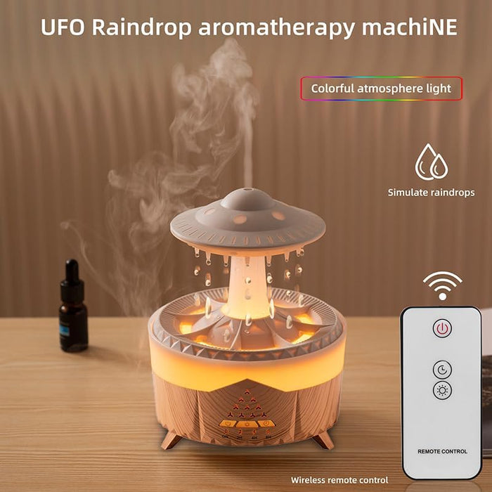 Multi-Functional Rain Cloud Aromatherapy Humidifier: 7-Color LED Night Light